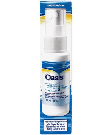 Oasis Moisturizing Mouth Spray for a Dry Mouth Mild Mint Flavor 1 FL OZ - 2 Pack - Buy Online on GoSupps.com