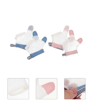 FOMIYES Baby Hand Mittens 2 Pairs Stop Thumb Sucking Gloves Anti-Sucking Mittens Thumb Sucking Guards Scratches Gloves No Scratch Mittens for Kids Child Infant (S) Kids Tools S As Shown - Buy Online on GoSupps.com