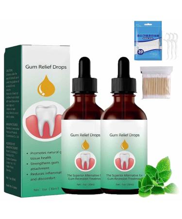 Pack of 2 Dentizen Gum Regrowth Drops Gum Restore Drops Rejuvenate Your Gums With Ease