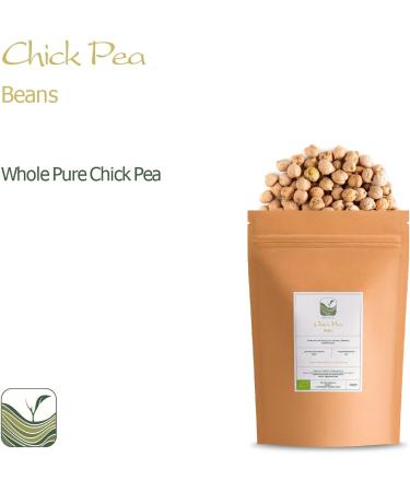 Organic Chick Peas Whole Quality - Garbanzo Beans - Chickpeas - Buy Online on GoSupps.com