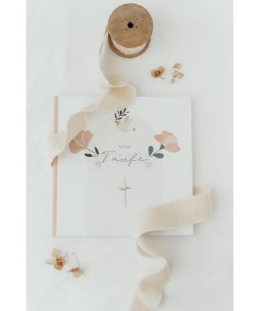 HIMMEL.HERZ.PAPIER Guest Book for Girls | Baptism Album & Photo Book | Perfect Baptism Gifts (Rose) - Buy Online on GoSupps.com