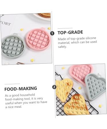 Zerodeko 9 Pcs Mold Silicone Baking Pad Silicone Pans for Baking Silicone Waffle Mould Silicone Muffin Pan Square Baking Dish Fondant Cookie Cake Jelly Chocolate Silica Gel Round 12X11X1.6CMx3pcs Random Colorx3pcs - Buy Online on GoSupps.com