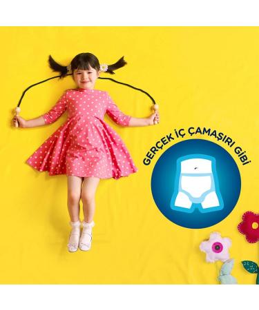 Huggies DryNites Girls Bedwetting Pyjama Pants 4-7 Years (10 Count) - Buy Online on GoSupps.com