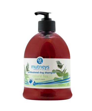 Mutneys Professional Pet Care Natural Flea Dog Shampoo 500 ml 500ml