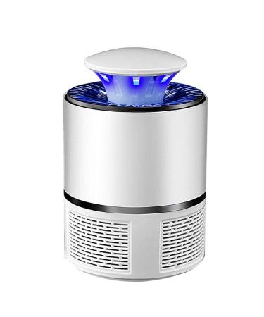 WJMLS Mosquito Killer Bug Zapper Mosquito Trap Mosquito Killer Lamp Bug Control Inhaler USB Powered Indoor and Outdoor Camping Mosquito Trap Control (Color : White)