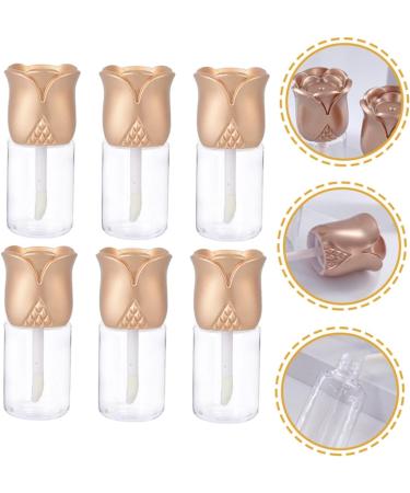 CALLARON 6pi ces Tubes de Gloss Vides Motif Floral Rechargeables pour Soin des L vres ou Huile Dor  - Buy Online on GoSupps.com