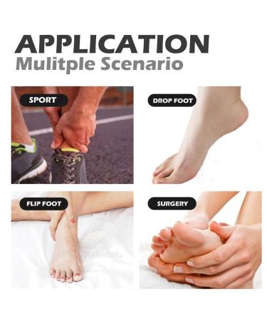 JADE KIT Adjustable Drop Foot Brace - Unisex Ankle Support for Pain Relief & Foot Stability - Black - Buy Online on GoSupps.com
