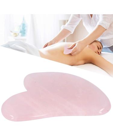 Verdant Touch Rose Quartz Gua Sha Heart Shape Massage Stone - Scraping Board for Face & Body | International Shipping - Buy Online on GoSupps.com