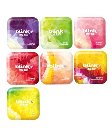 Peach and Mango Mint Candy Fruit Sweet chewing gum Fruit Aroma Healthy Sugar Free chewing gum Fresh Breath Long lasting Fragrance Chinese Candy Casual Snack Gifts (Mixed flavors 2box) Mixed flavors 2box