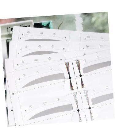  Beatifufu 12 Pieces 48 Eyebrow Grooming Stencils Eyebrow Stencils Beginner Eyebrow Sticker DIY Eyebrow Card Eyebrow Pencil Eyebrow Trimmer - Buy Online on GoSupps.com