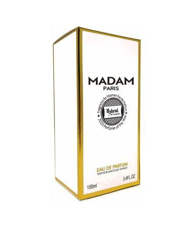 Hybrid & Company Madam Paris Fragrance for Women Eau De Parfum Natural Spray Classic Scent 3.4 Fl Oz MADAM PARIS 3.4 Fl Oz (Pack of 1) - Buy Online on GoSupps.com