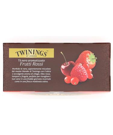 TWINNINGS - Th fruits rouges 25 sachets x12 - Buy Online on GoSupps.com