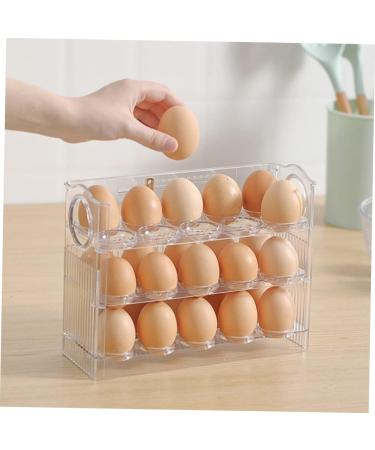 PRETYZOOM Egg Storage Box Eggs Egg Holder for Fridge Refrigerator Egg Rack Household Egg Holder Dog Tray - Buy Online on GoSupps.com