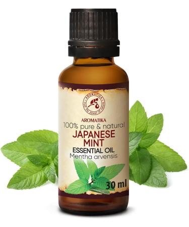 Buy Pure Japanese Mint Oil 30ml - Natural Mentha Arvensis for Aromatherapy | Fragrance Lamp & Diffuser | Best for Beauty & Wellness - Buy Online on GoSupps.com
