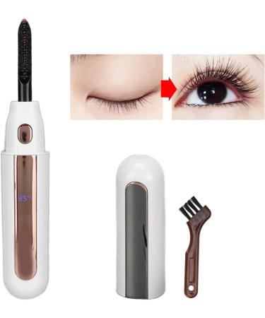Verdant Touch Electric Eyelash Curler USB Rechargeable Electric Eyelash Curler Long Lasting Curling Tool Heating Lash Curler White - Buy Online on GoSupps.com