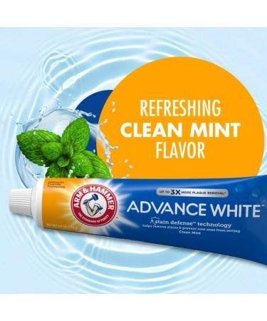 Arm & Hammer Advance White Toothpaste Peroxicare Anti Cavity Fluoride Clean Mint - 6 Oz - Pack Of 2 - Buy Online on GoSupps.com