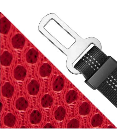 Buy Slowton Dog Harness with Seat Belt for Car - Breathable Latex Puppy Harness Regular Safety for Everyday Sports (Red M) - International Shipping Available - Buy Online on GoSupps.com