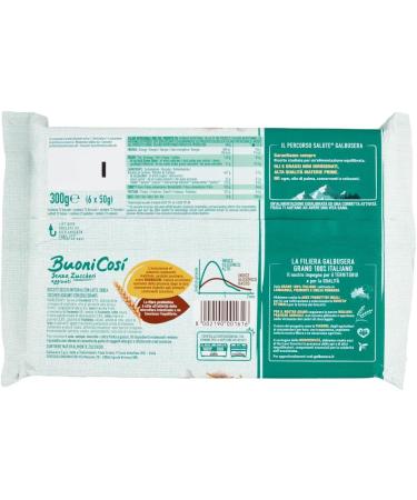  Italian Gourmet E.R. Galbusera BuoniCos Cookies without Whole Milk Sugar and 10% Fibre 300 g + Italian Gourmet Polpa 400 g Set of 6 - Buy Online on GoSupps.com