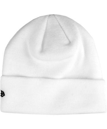 New Era Winter Hat Cuff Beanie - White New York Yankees Cap for Men & Women | Shop Stylish Winter Headwear Online - Buy Online on GoSupps.com