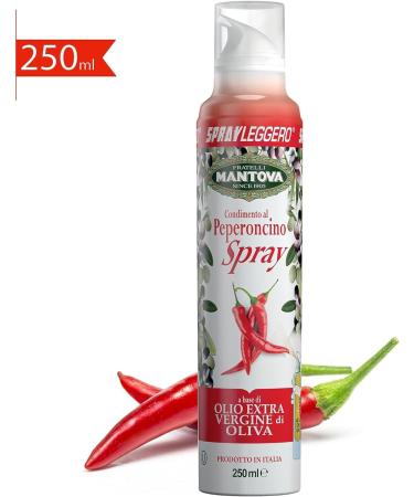  Italian Gourmet E.R. Set of 5 spray bottles of extra virgin olive oil flavored with garlic lemon chili black truffle + gourmet Italian polpa 400 g (5 x 250 ml) - Buy Online on GoSupps.com