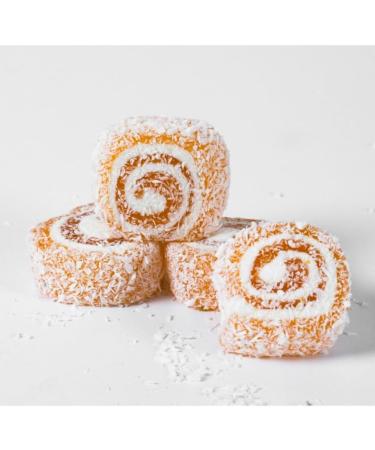 Bodrum Sultan Turkish Delight with Orange Turkish Delight 200 gram x 5 Pieces - Buy Online on GoSupps.com