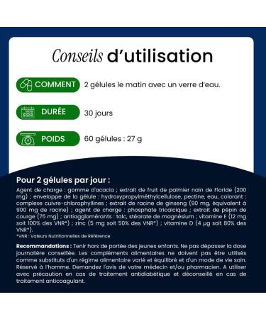 NaturAvignon Prostanat Laboratory | Prostate Urinary Comfort Physical Performance | Saw Palmetto + Squash Seeds + Ginseng | Made in France | 60 Capsules (1 Month) - Buy Online on GoSupps.com