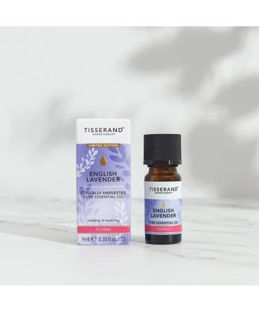 Tisserand Aromatherapy English Lavender Essential Oil 9ml - 100% Natural (Pack of 1) - Buy Online on GoSupps.com