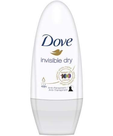 Dove Dove Roll On Invisible Dry Deodorant Pack of 50 ml (Pack of 6)