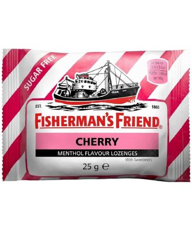 Fisherman's Friend Cherry Menthol Lozenges 25g (Pack of 8) Lofthouse of Fleetwood Limited