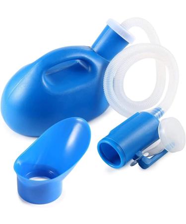 Potty Urine Bottles for Men Women Urinal Pee Bottle Universal Portable 2000 ML with Female Adapter for Camping Car Travel - Buy Online on GoSupps.com