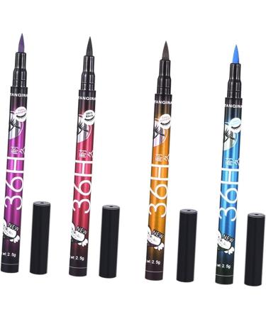FOMIYES 2pcs Liquid Eyeliner Black Waterproof Eyeliner Women Eyeliner Liquid Liner Waterproof Pen No Smudge 1 count (Pack of 1) As Shownx2pcs - Buy Online on GoSupps.com
