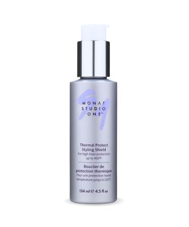 MONAT Studio One Thermal Protect Styling Shield - Heat Protectant for Hair Styling Products. Thermal Protection for Hair From Extreme Heat of Straightening Hair Products - Net Wt. 134 ml / 4.5 fl oz