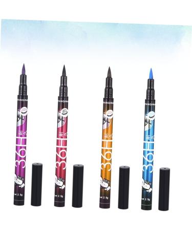 NOLITOY 3pcs Liquid Eyeliner Black Waterproof Eyeliner Liquid Liner Women Eyeliner Waterproof Pen No Smudge 1 count (Pack of 1) As Shownx3pcs - Buy Online on GoSupps.com