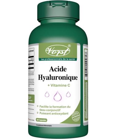Hyaluronic Acid 75mg with Vitamin C 3 X 60 Capsules Supplement for Skin and Joints Alternative to Serum | High Molecular Weight | Powder Pills | 3 Bottles 180 count (Pack of 1) - Buy Online on GoSupps.com