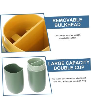 Buy Tovinanna 2-Piece Travel Toothpaste & Toothbrush Holder - Durable Outdoor Case for Easy Storage - Ideal for Travel - Buy Online on GoSupps.com