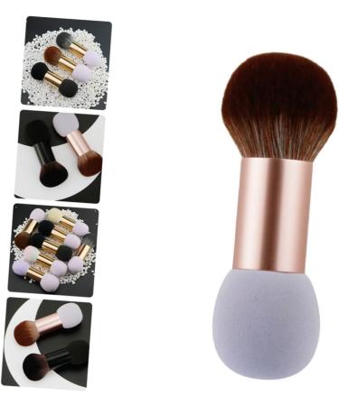Set of 2 Makeup Cosmetic Tool Foundation Make-Up Powder Brush Cosmetic Brush Tool Dropshipping Painting Foundation Brush Blush Brush Double Brush Wooden Handle - Buy Online on GoSupps.com