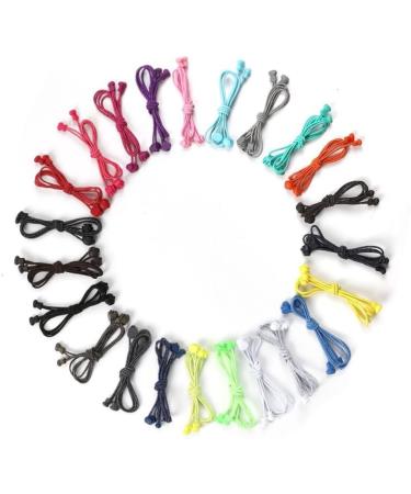 Buy Bupimufi Elastic No-Tie Shoelaces for Kids - Quick Lock Rubber Shoe Straps in Light Yellow & White - Buy Online on GoSupps.com