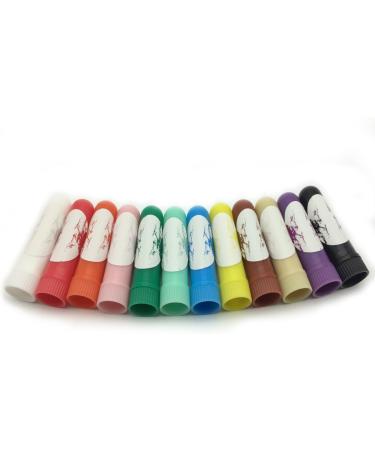 ZIOJOVK Nasal Inhaler Kit - 24 Empty Tubes, 12 Wicks, 36 Stickers, 2 Droppers, 1 Tweezers - Buy Online on GoSupps.com