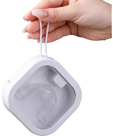 Biteatey Storage Box for False Teeth & Dental Retainers | Safe Clean Prosthesis Case for International Shipping - Buy Online on GoSupps.com