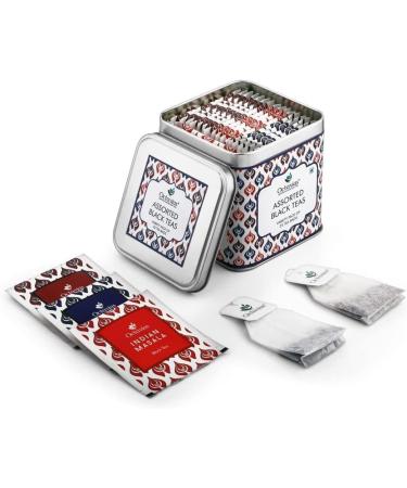 Octavius | Assorted Tea Bag Sampler Gift Set - 3 Tea Flavors | 100 Counts - Black Tea | Tea Sampler Pack | Tea Set Gift | Pack of 4 Black Tea - 25TB (Pack of 4) - Buy Online on GoSupps.com