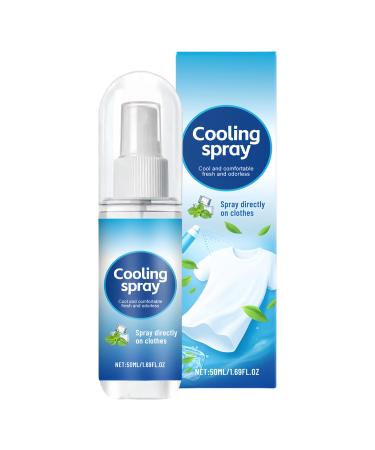 Refreshing Clothing Spray 50ml No Oily Nebulizer Travel Solution Portable Spray Ideal for Sports While the Spray Evaporates Outside Summer Hot Athletes Yoga