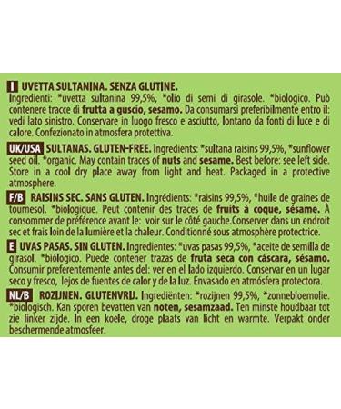  Probios Probios - Raisins Secs. Sultana Raisins Pack of 6 x 250g - Buy Online on GoSupps.com