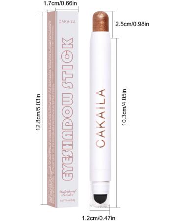 Eyeshadow Stick - Smudge-Proof Double-end Pencil Eyeshadow Stick | Eyeliner Stick Automatic Rotating Eyeliner Make Up Frifer - Buy Online on GoSupps.com