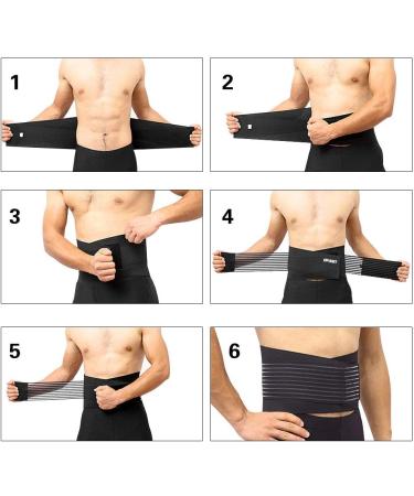 Buy Eulant Back Band - Double Lock Lumbar Support Belt with Stabilizing Spring for Posture Correction - International Shipping Available - Buy Online on GoSupps.com