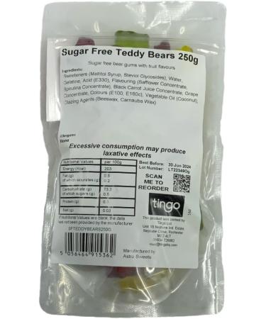 Astra Sugar Free Teddy Bears Sweets 250 g - Buy Online on GoSupps.com