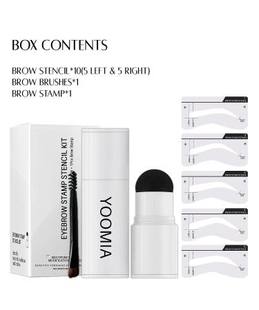 Waterproof Eyebrow Stamp Stencil Kit - Long Lasting Taupe Brow Shaping Shadow - Buy Online on GoSupps.com