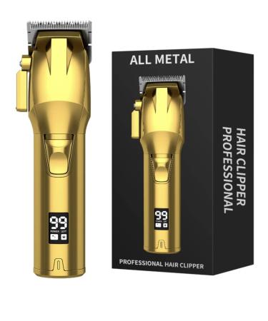 Luxe Blades Professional Hair Clippers for Men - Cordless Beard Trimmer for Men- LCD Display Hair Clippers and Trimmer Set for Barber Haircut Clippers for Fading Mens Grooming Kit Gifts for Men