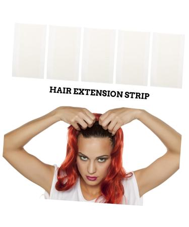 Angoily 25 Sheets Double-sided Tape Double Sided Tape Hair Tape Replacements Seamless Hair Extension Tape Sticker for Wig Invisible Tape Hair Extension Wigs Mini Supplies Adhesive White - Buy Online on GoSupps.com