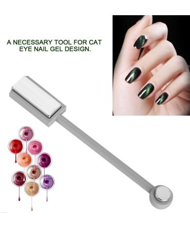 3D Cat Eye Effect Magnet Nail Gel - Double Head Manicure Tool for Magnetic Cat Eye Polish - Buy Online on GoSupps.com