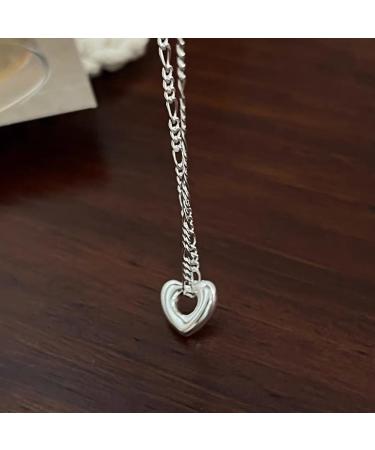 Oralgos 2023 Hollow Heart Necklace - Simple Pendant Jewelry for Women & Girls Perfect Wedding Gift - Buy Online on GoSupps.com